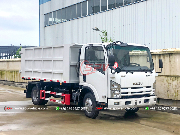 ISUZU KV600 Solid Waste Tipper Vehicle - Front Right Side